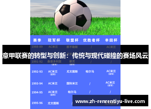 意甲联赛的转型与创新：传统与现代碰撞的赛场风云
